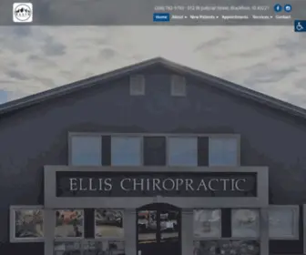 Ellischiro.com(Ellis Chiropractic) Screenshot