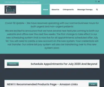 Ellischiropracticofpuyallup.com(Covid-19 Update) Screenshot
