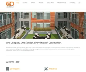 Ellisdaleconstruction.com(Ellisdale Construction and Development) Screenshot
