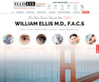 Elliseye.com(Ellis Eye & Laser Medical Center) Screenshot