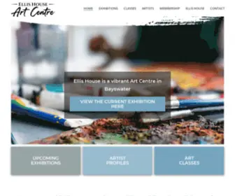 Ellishousearts.com.au(Ellis House Community Art Centre) Screenshot