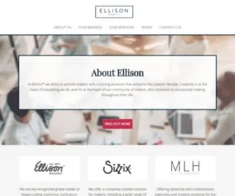 Ellison.com(Homepage) Screenshot