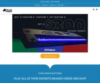 Ellispiano.com(The Top Piano Store in Birmingham Al) Screenshot