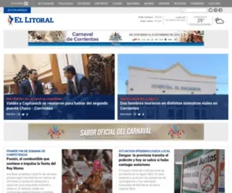 Ellitoral.com.ar(Diario El Litoral) Screenshot
