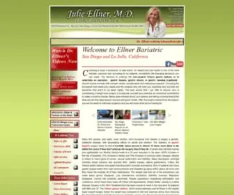 Ellnerbariatric.com(Dr. Julie Ellner) Screenshot