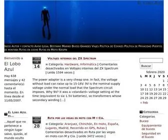 Elloboazul.com(El Lobo Azul) Screenshot