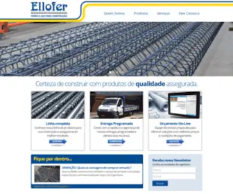 Ellofer.com.br(Ferro e Aço para Construção) Screenshot