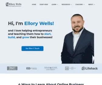 Ellorywells.com(Ellory Wells) Screenshot