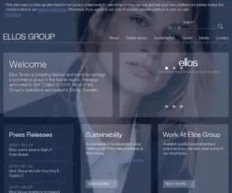 Ellosgroup.com(ELLOS Group) Screenshot