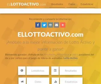 Ellottoactivo.com Screenshot
