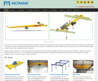 Ellsenbridgecrane.com(Bridge Crane for Sale) Screenshot