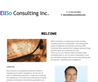 Ellsoconsulting.com(EllSo Consulting Inc) Screenshot