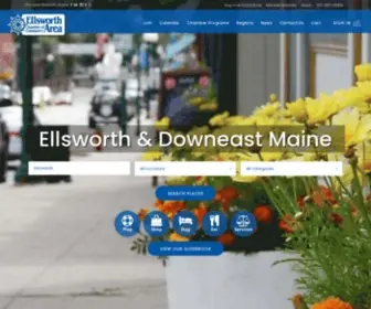 Ellsworthchamber.org(Downeast Maine) Screenshot
