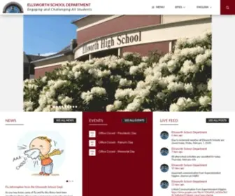 Ellsworthschools.org(Ellsworth School Department) Screenshot