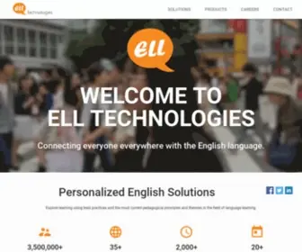 Elltechnologies.com(Everybody Loves Languages) Screenshot