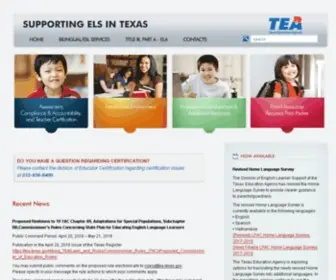 ELLTX.org(English Learner Portal) Screenshot