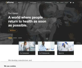 Ellumehealth.com(Ellume) Screenshot