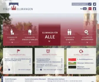 Ellwangen.de(Stadt Ellwangen ) Screenshot