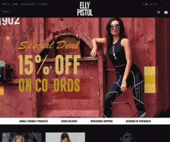 Ellypistol.com(Shoppa trendiga tränings) Screenshot