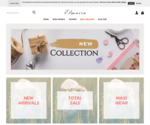 Elmaira.com(Online Shopping Store for Women Clothing and Accessories) Screenshot