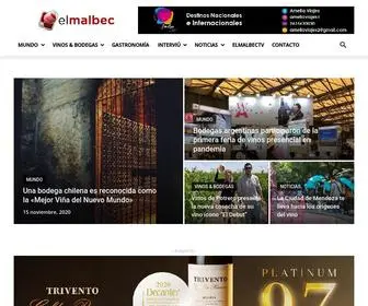 Elmalbec.com.ar(El Malbec) Screenshot