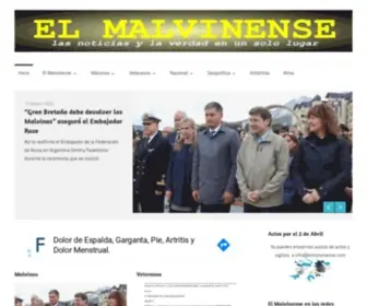 Elmalvinense.com(El Malvinense) Screenshot