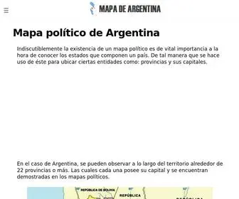 Elmapadeargentina.com(Mapa de Argentina) Screenshot