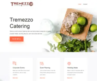 Elmarecatering.com(Tremezzo Catering) Screenshot