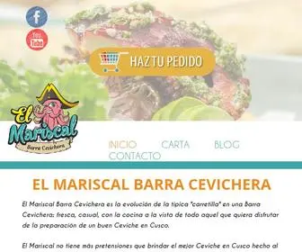 Elmariscalperu.com(El Mariscal Barra Cevichera) Screenshot