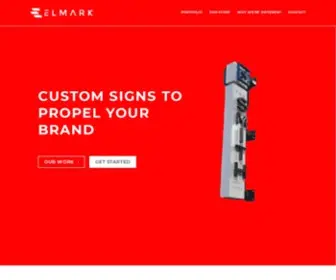 Elmark.com(Elmark Sign Company) Screenshot