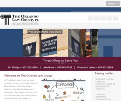 Elmattorneys.com(The Orlando Law Group) Screenshot