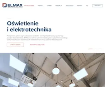 Elmax.pl(Oświetlenie i elektrotechnika) Screenshot
