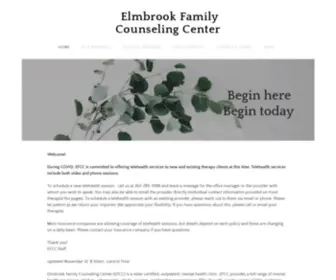 Elmbrookfamilycounselingcenter.com( Elmbrook Family Counseling Center) Screenshot