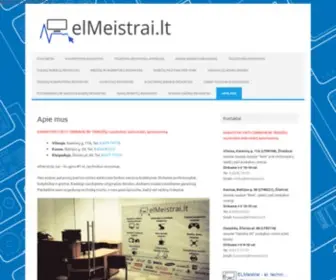 Elmeistrai.lt(Kompiuterių) Screenshot