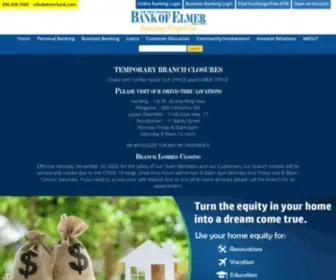 Elmerbank.com(The First National Bank of Elmer) Screenshot