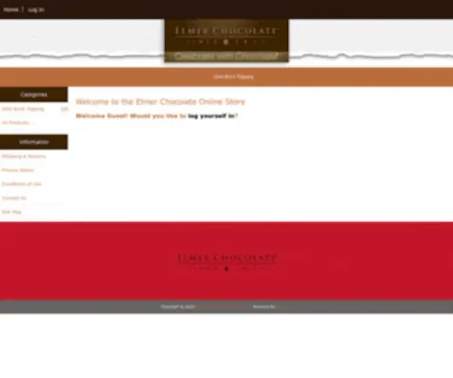 Elmerchocolate.net(Elmer Chocolate) Screenshot