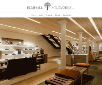 Elmhallmillworks.com(Elmhall Millworks) Screenshot