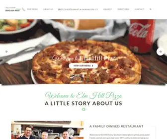 Elmhillpizza.com(Elm Hill Pizza) Screenshot