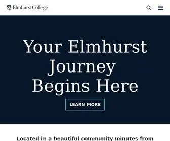 Elmhurst.edu(Elmhurst University) Screenshot