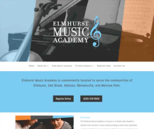 Elmhurstmusicacademy.com(Elmhurst Music Academy) Screenshot