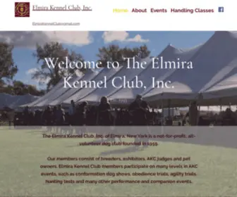 Elmirakennelclub.com(Elmira Kennel Club) Screenshot