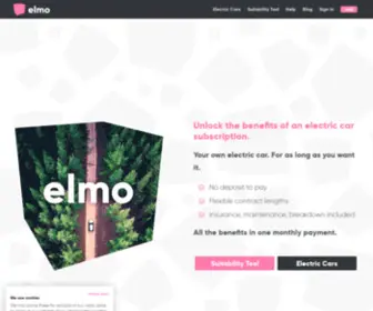 Elmodrive.com(Electric Car Subscription) Screenshot