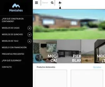 Elmontanes.com.ar(MONTAÑES) Screenshot