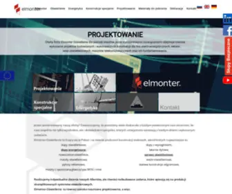 Elmonter.pl(Elmonter Oświetlenie od ponad 20 lat jest producentem konstrukcji stalowych. Nasza oferta obejmuje) Screenshot