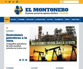Elmontonero.pe(EL MONTONERO) Screenshot
