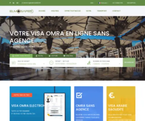 Elmosafer.fr(Visa Omra Sans Agence En Ligne) Screenshot