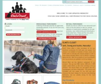 Elmoscloset.com(Wholesale Fashion Dog Collars) Screenshot