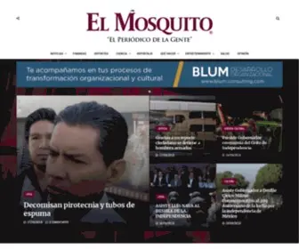 Elmosquito.com.mx(El Mosquito. El periódico de la gente) Screenshot