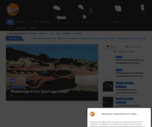 Elmotor.net(La web del mundo del Automóvil) Screenshot