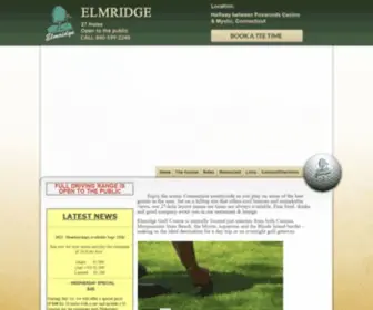 Elmridgegolf.com(Elmridge Golf Course) Screenshot